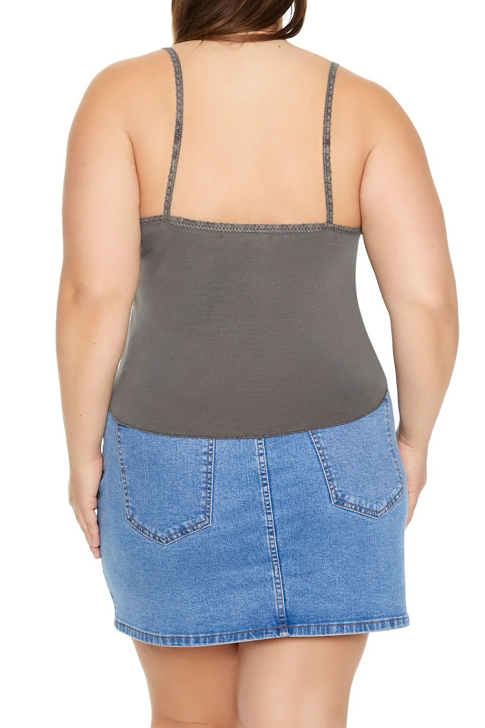 Plus Size Motociclo Rhinestone Cami - Image 6