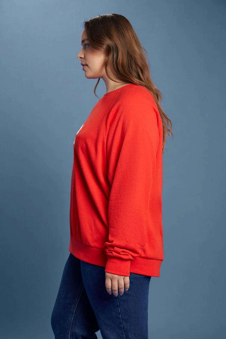 Plus Size Fleece Lee Graphic Pullover - Image 4
