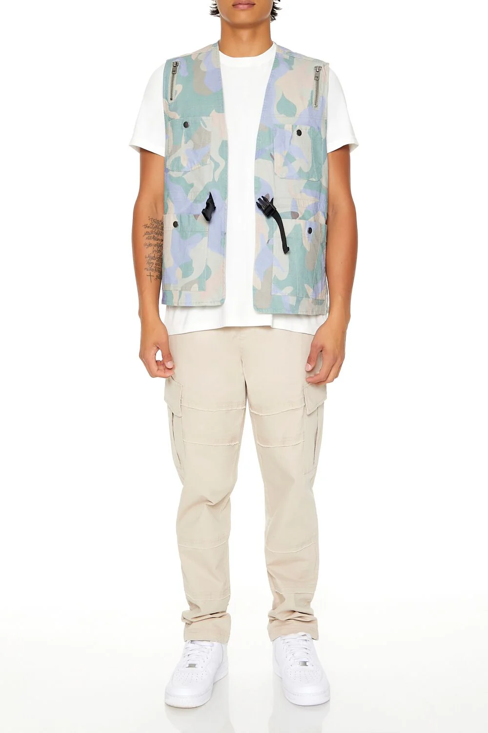 Camo Print Ripstop Vest - Image 2