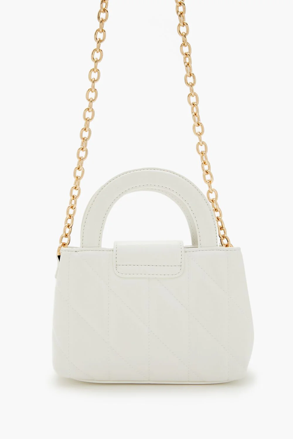 Quilted Faux Leather Crossbody Bag - Image 5