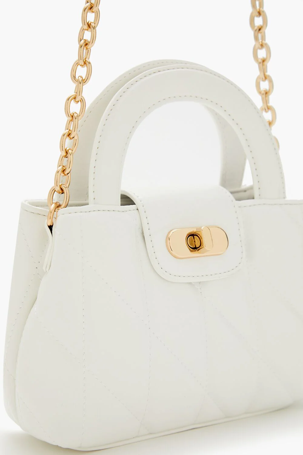 Quilted Faux Leather Crossbody Bag - Image 6