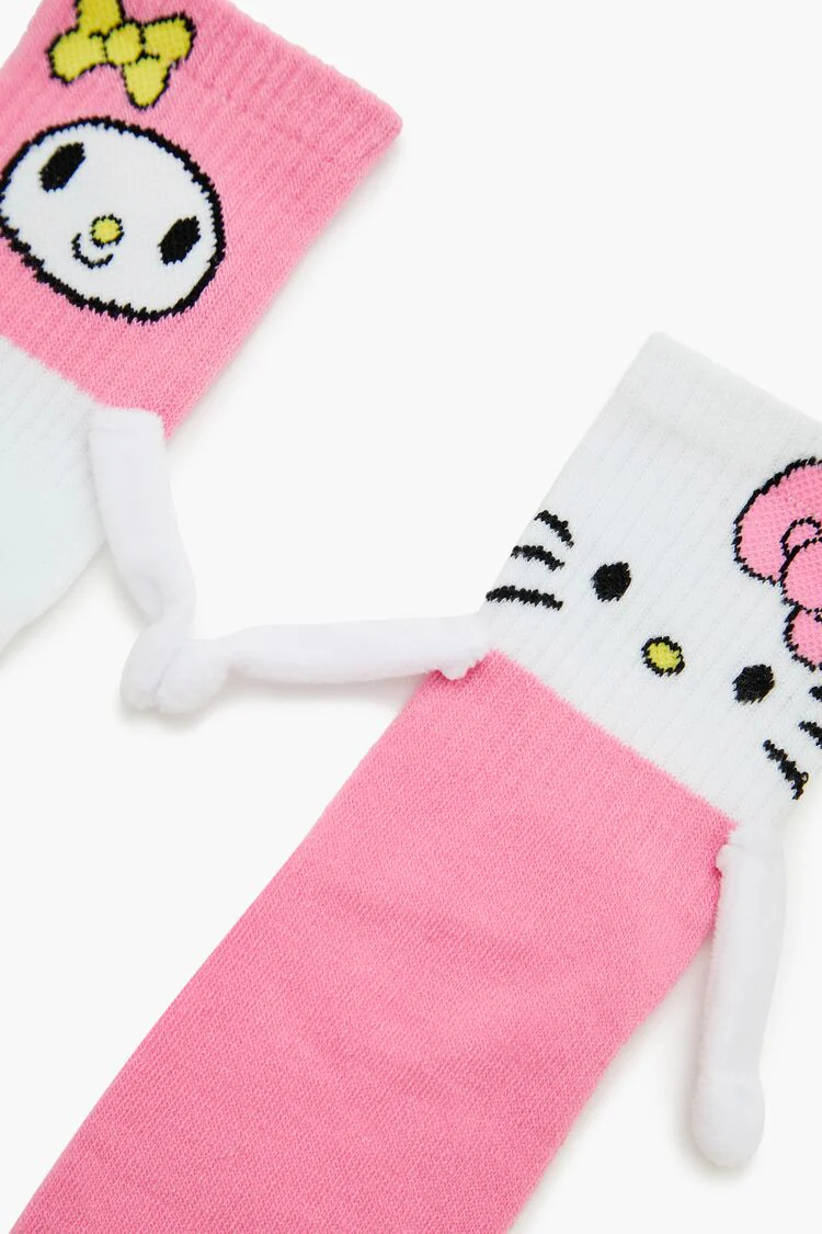 Hello Kitty & My Melody Crew Socks - Image 3
