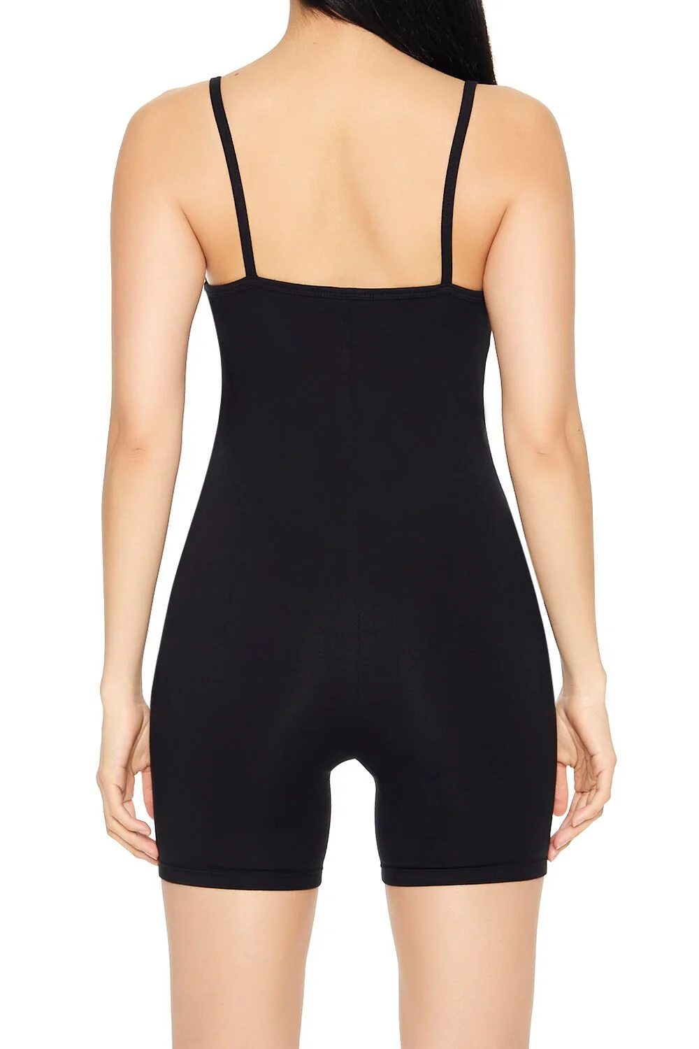 Fitted V-Neck Cami Romper - Image 3