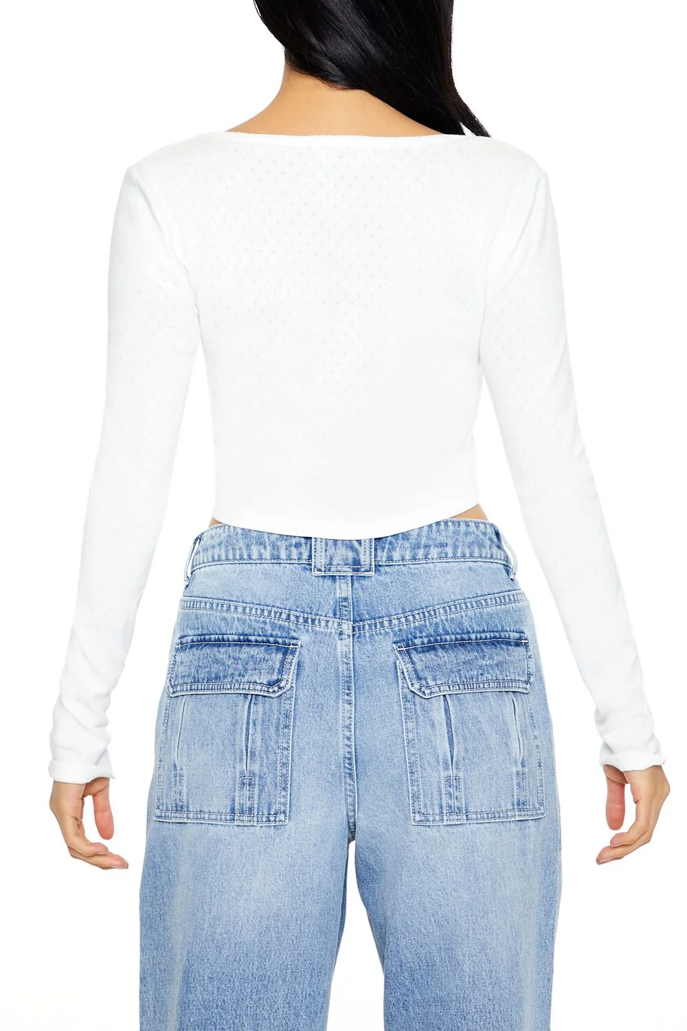 Pointelle Crop Top - Image 5