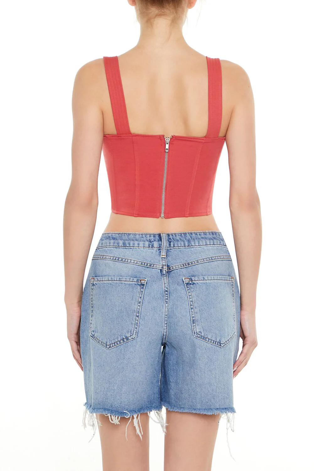 Lace-Up Crop Top - Image 6