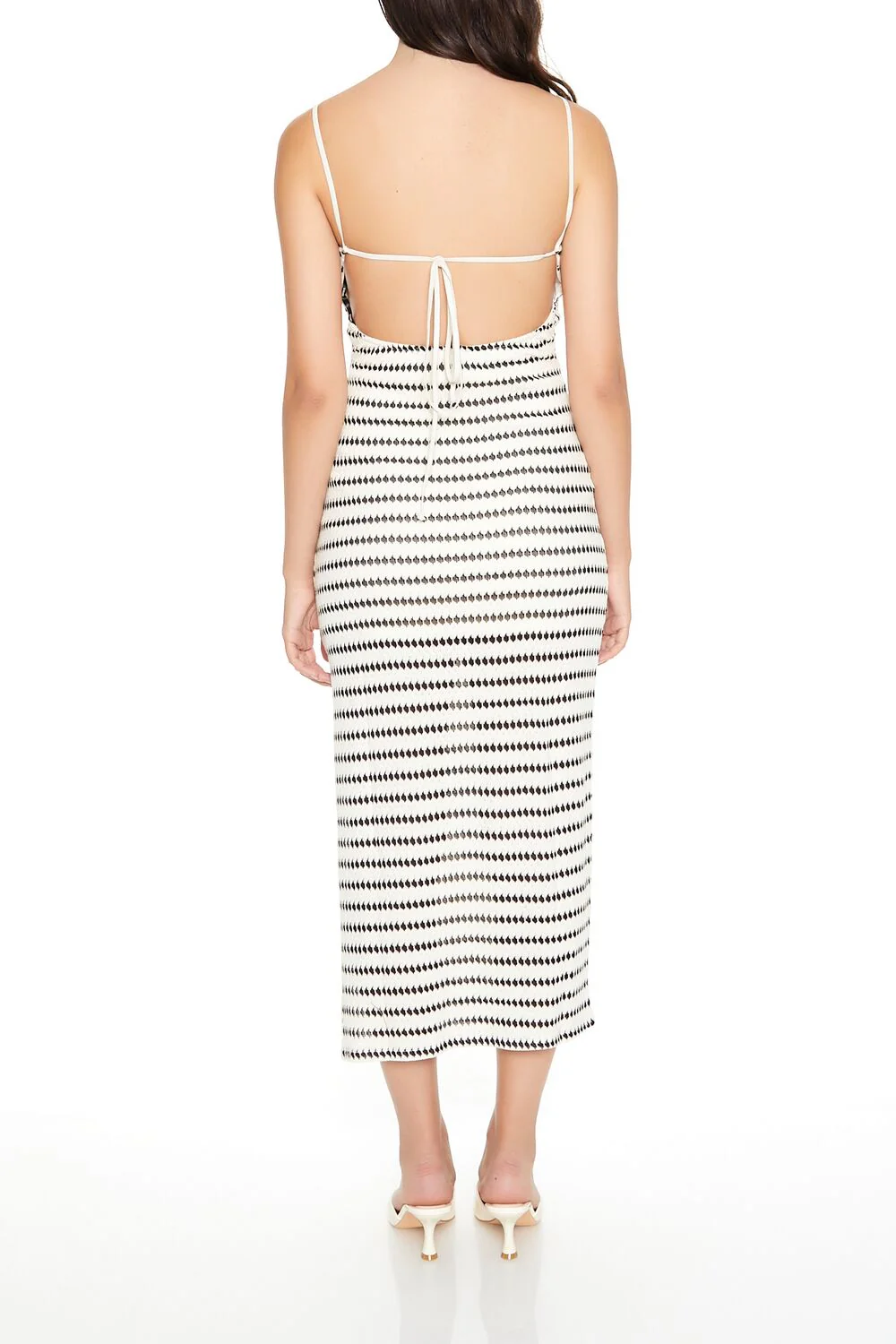 Striped Bodycon Cami Maxi Dress - Image 3