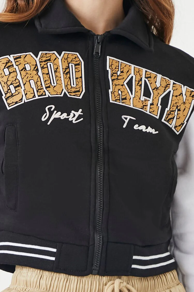 Brooklyn Zip-Up Bomber Jacket - Image 6