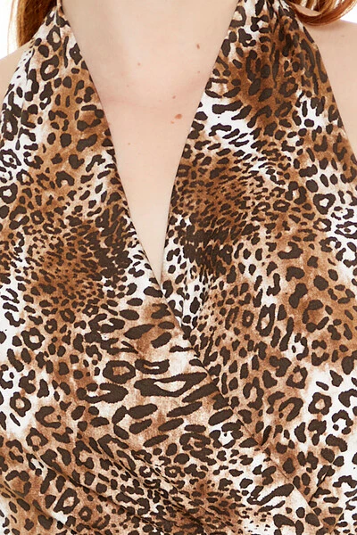 Leopard Print Halter Top - Image 5