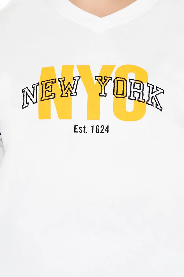 Plus Size Striped New York Tee - Image 3