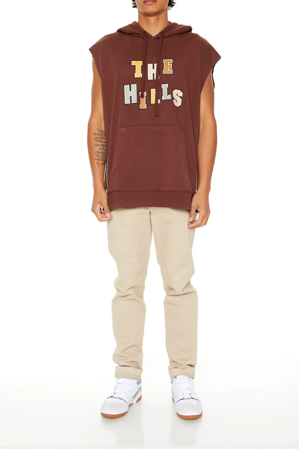 The Hills Printed Chenille Patch Hoodie - Image 2