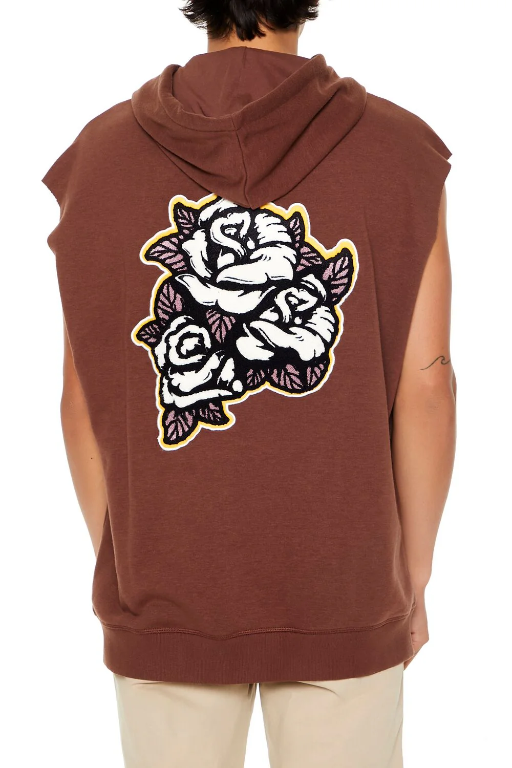 The Hills Printed Chenille Patch Hoodie - Image 4