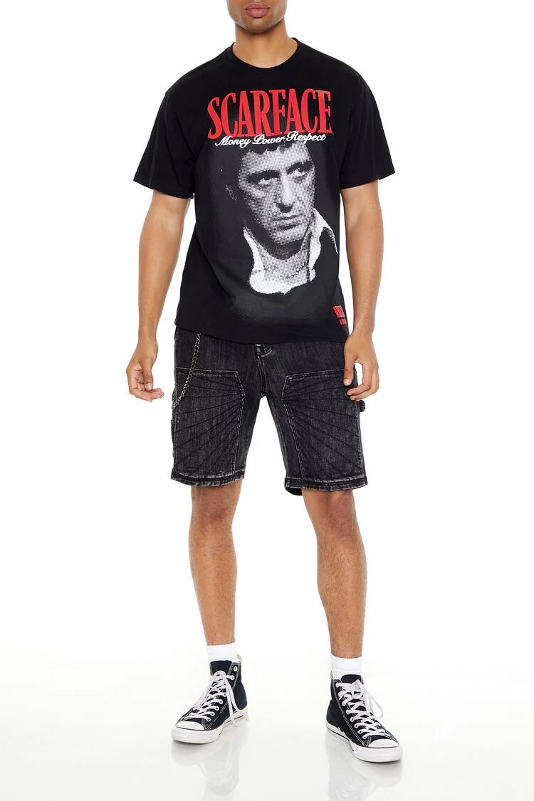 Scarface Puff Print Graphic Tee - Image 2