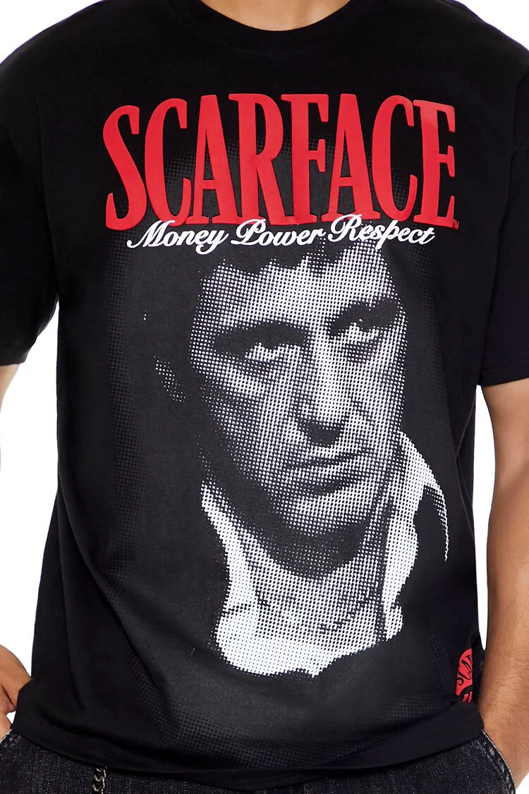 Scarface Puff Print Graphic Tee - Image 3