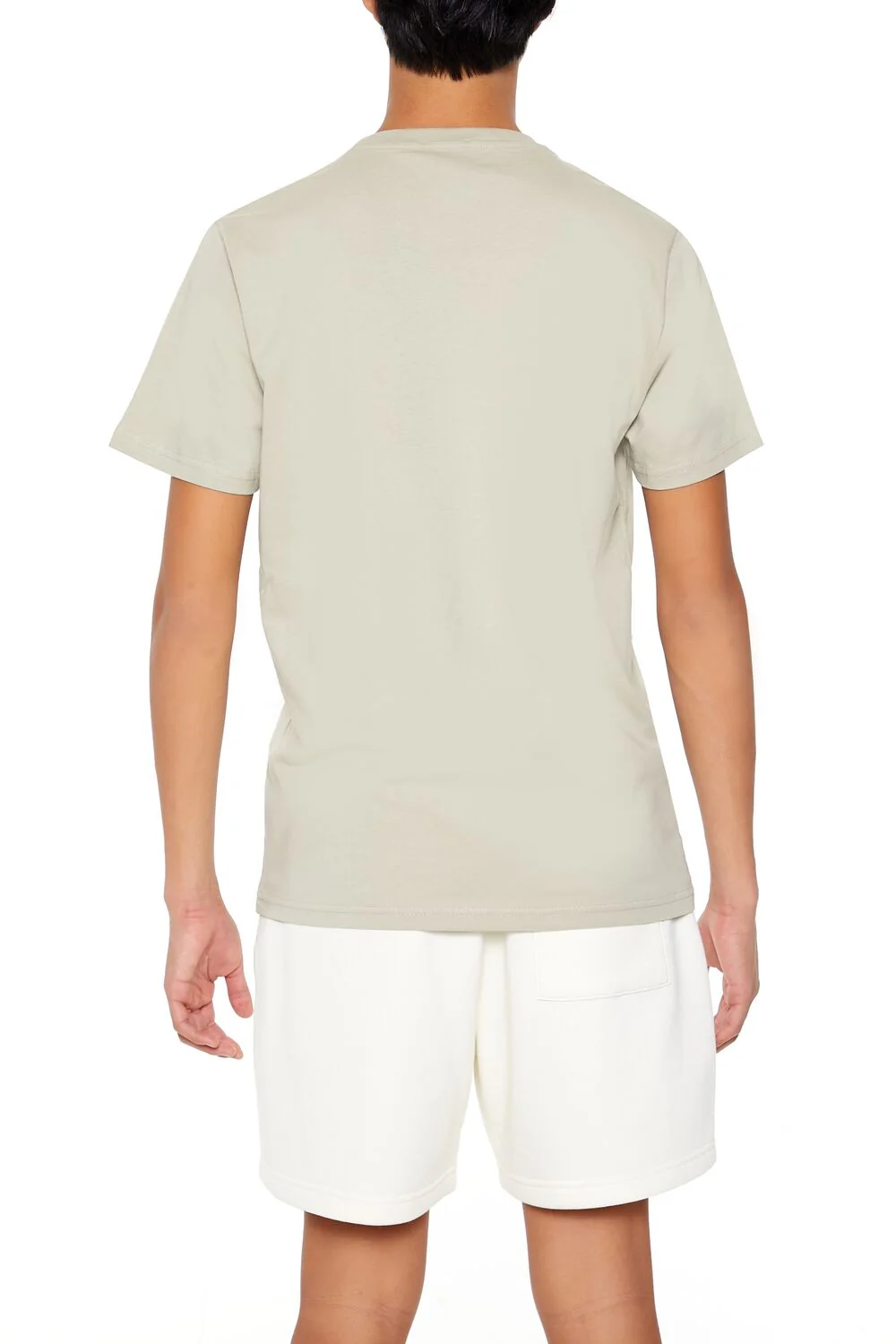 Basic Cotton Crew Tee - Image 4