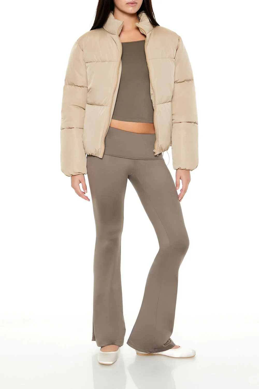 Channel-Stitched Puffer Jacket - Image 2