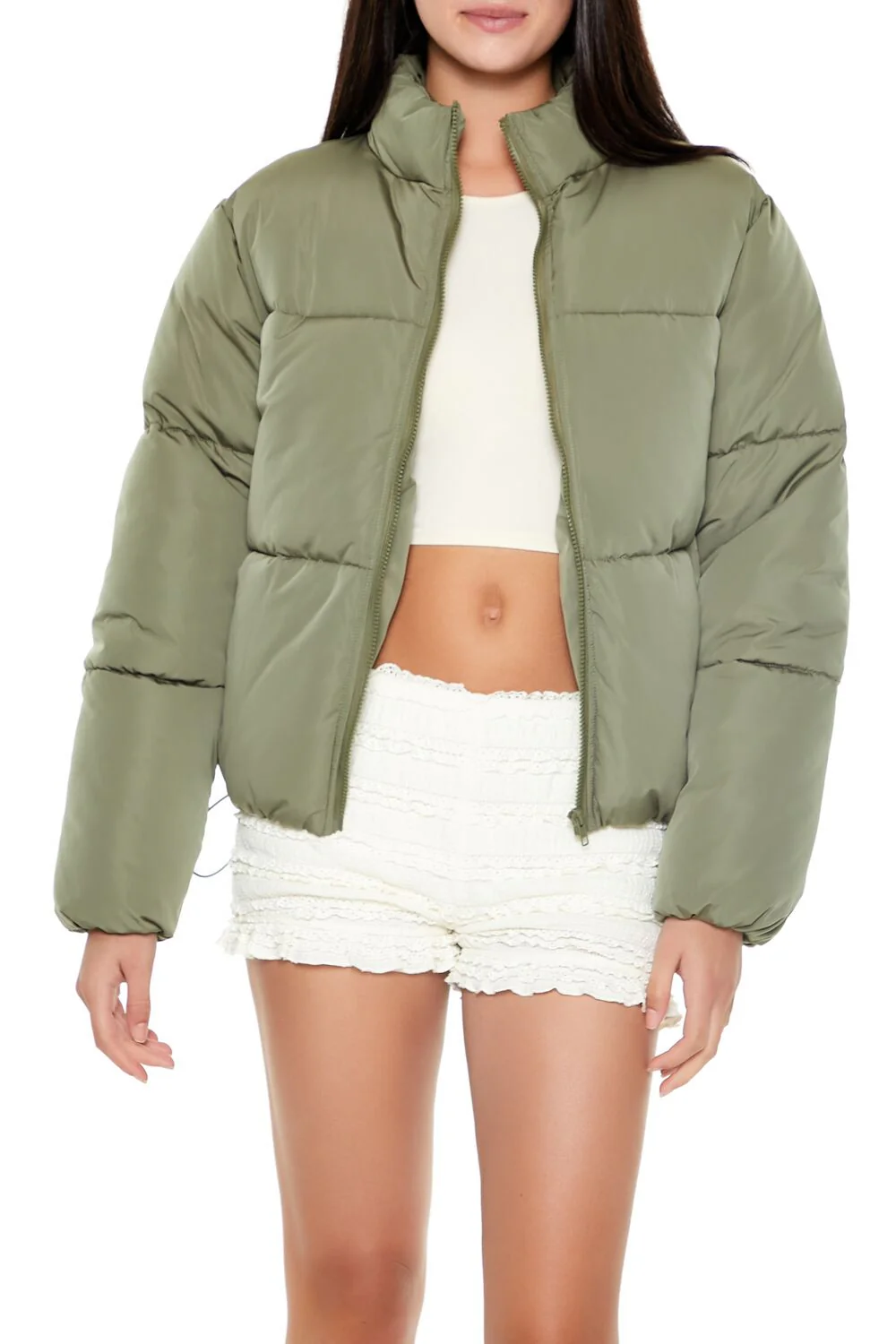 Channel-Stitched Puffer Jacket - Image 6