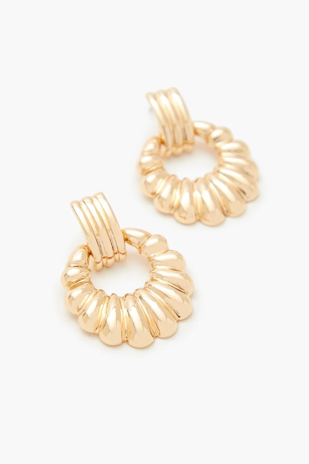 Etched Hoop Earrings - Image 2