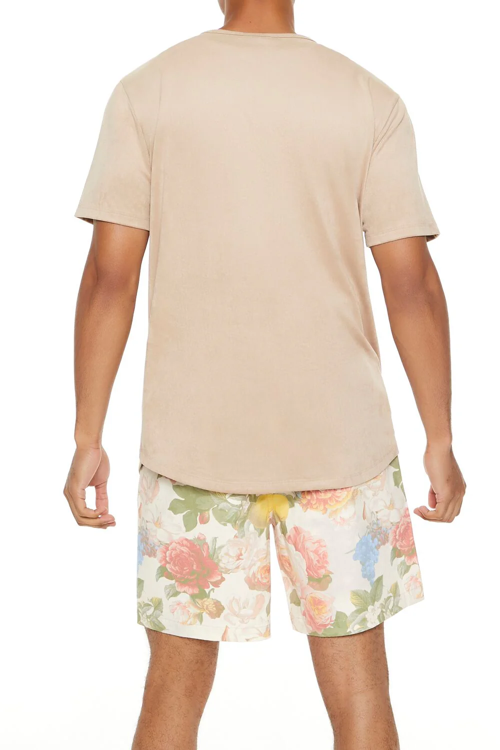 Velour Curved-Hem Tee - Image 17