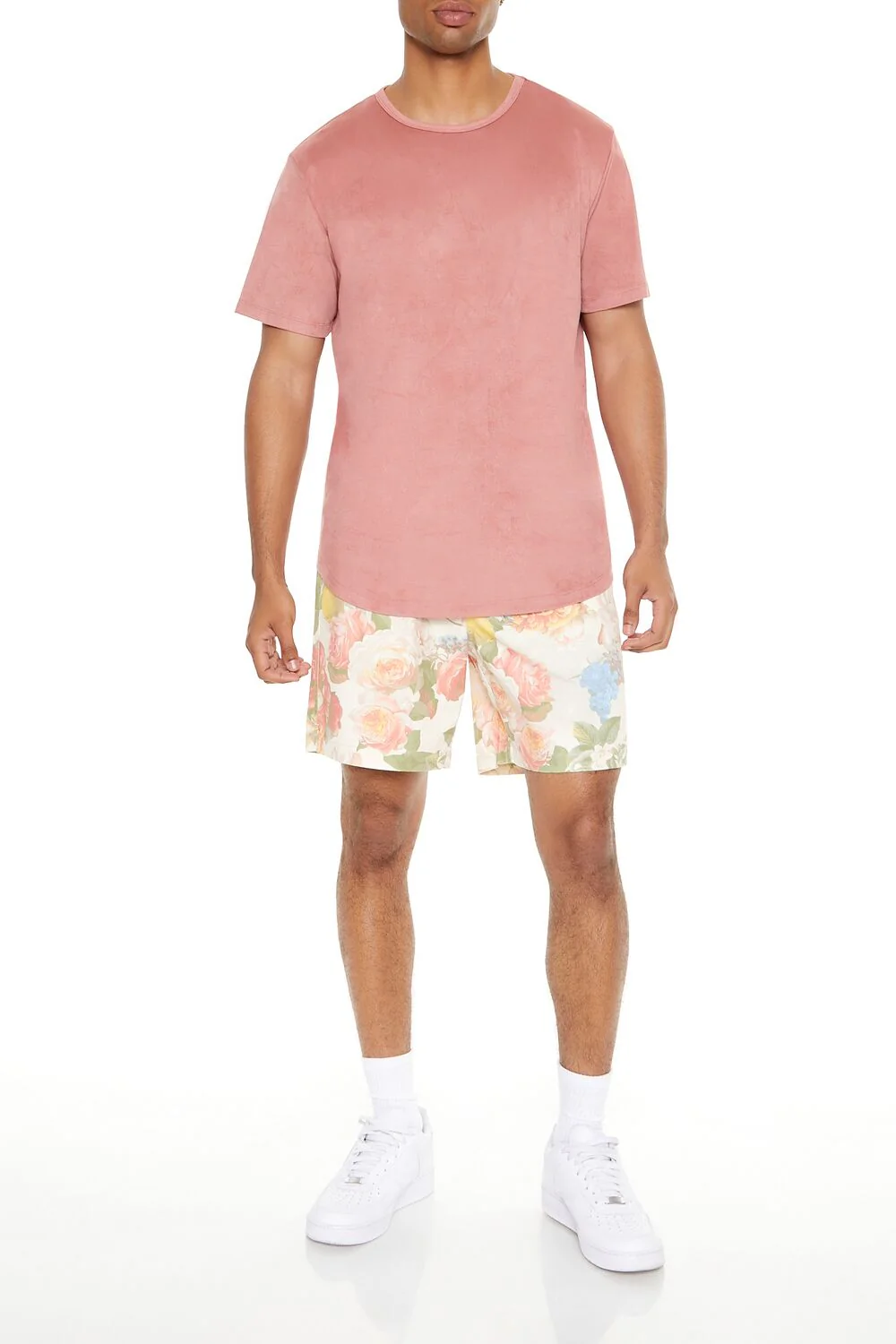 Velour Curved-Hem Tee - Image 19