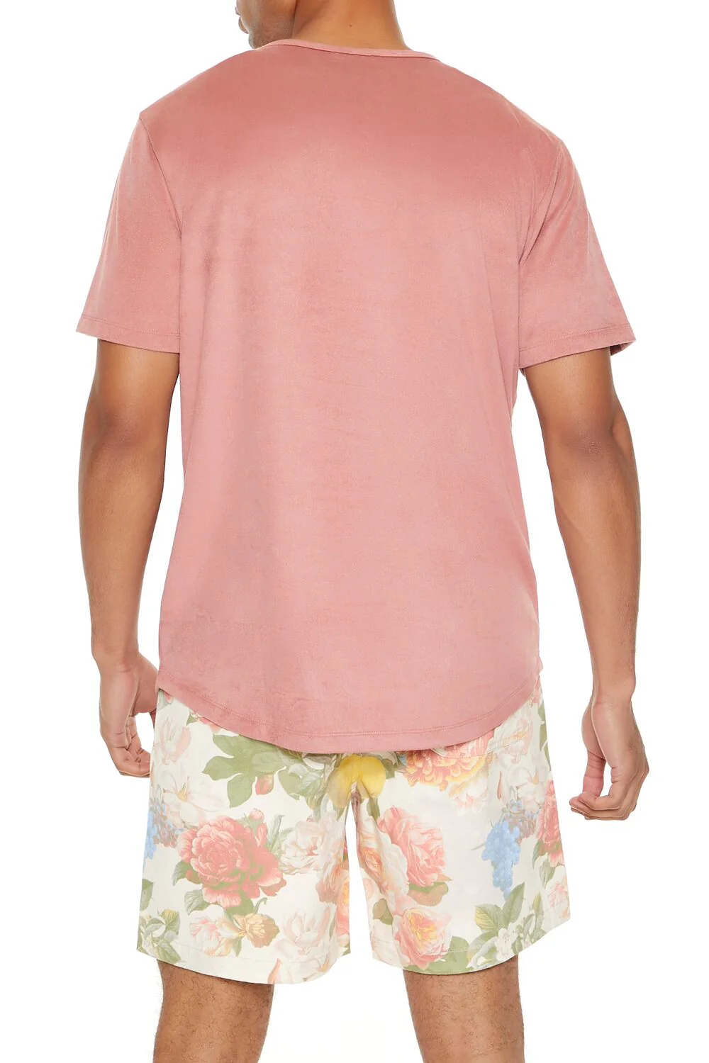 Velour Curved-Hem Tee - Image 23