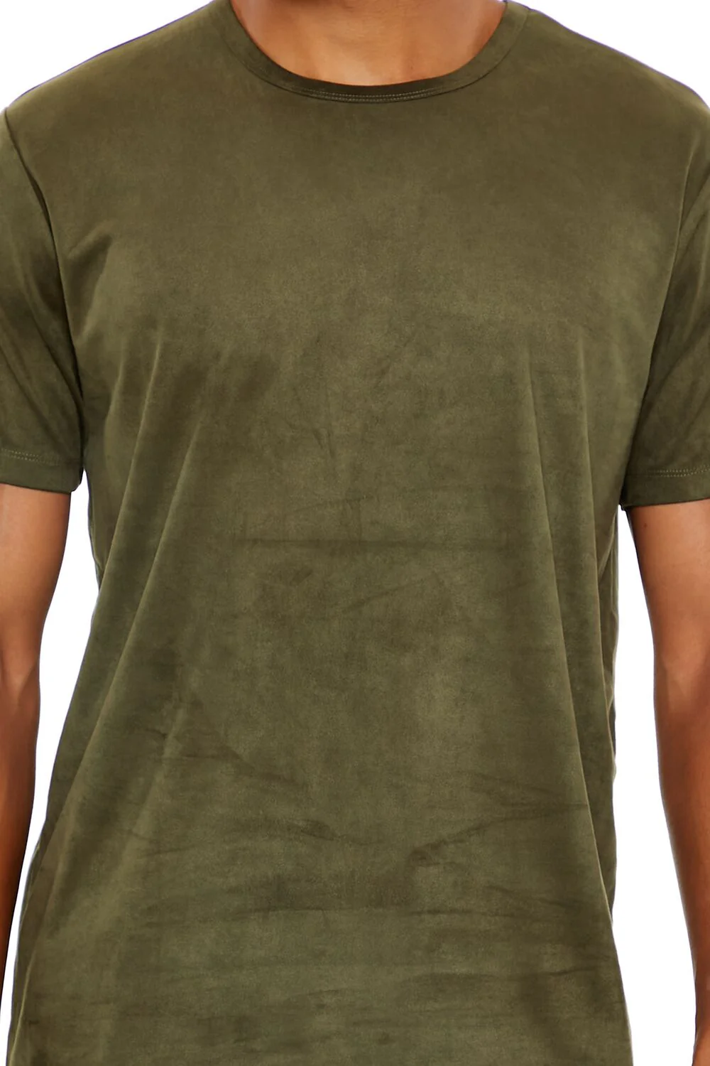 Velour Curved-Hem Tee - Image 26