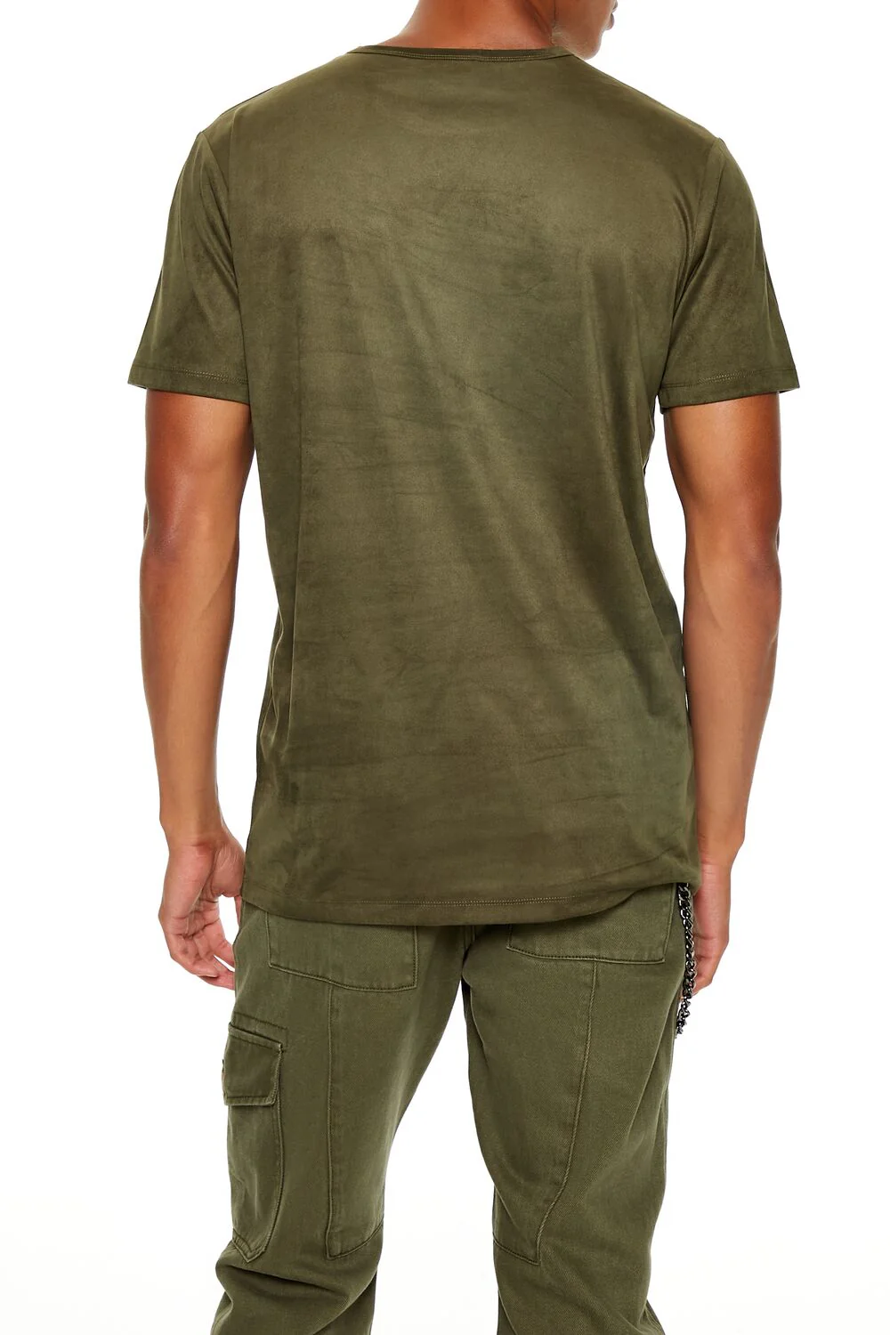 Velour Curved-Hem Tee - Image 28