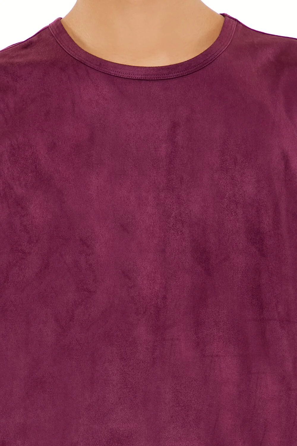 Velour Curved-Hem Tee - Image 3