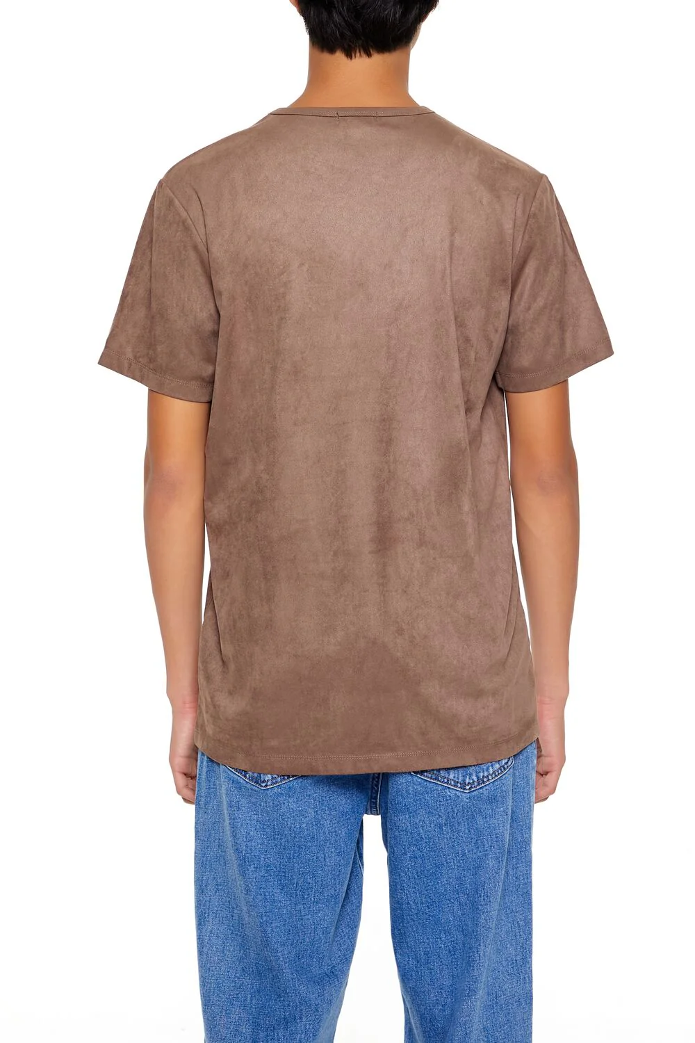 Velour Curved-Hem Tee - Image 32