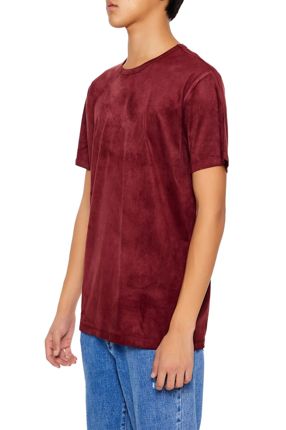 Velour Curved-Hem Tee - Image 36