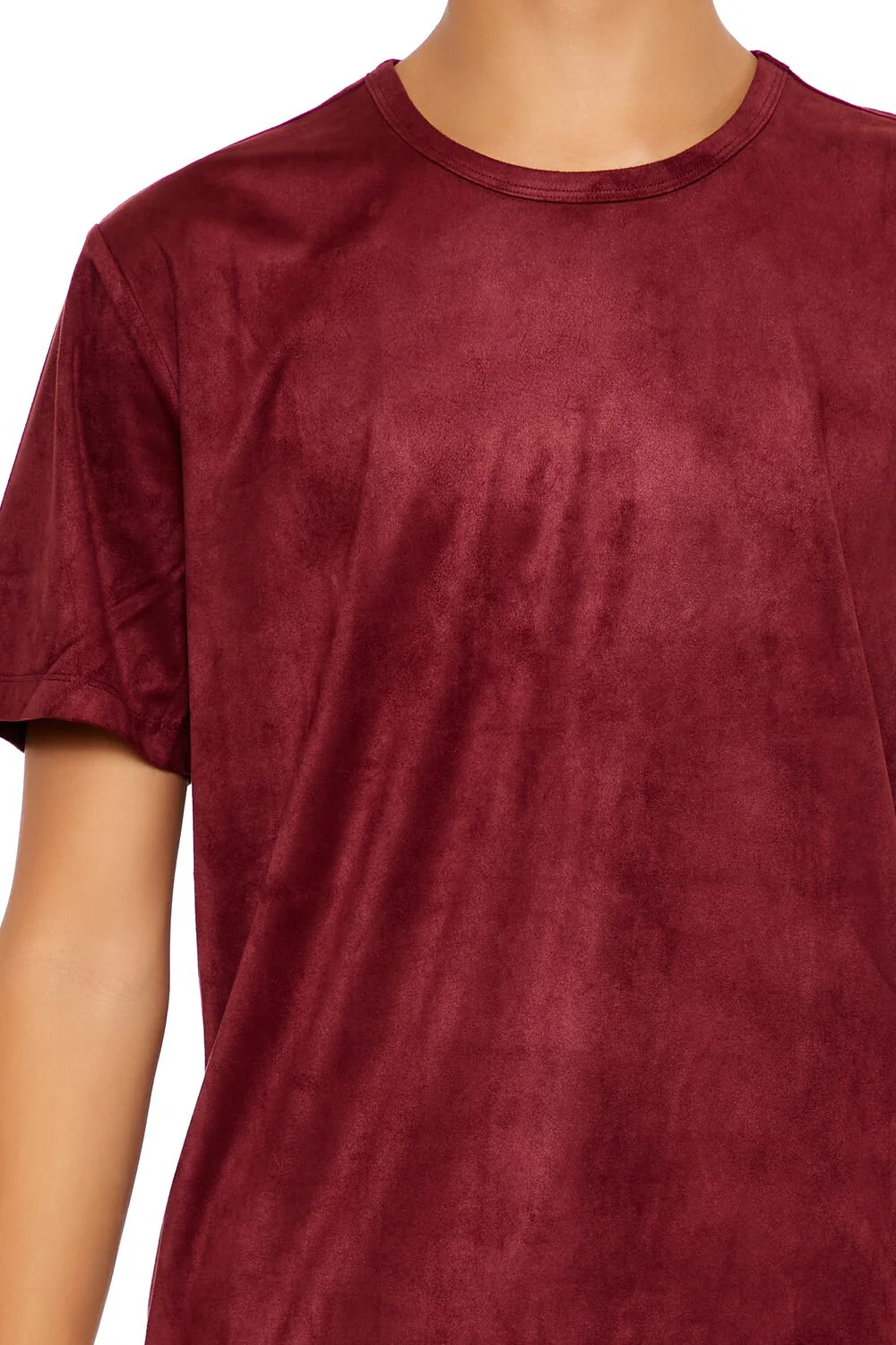 Velour Curved-Hem Tee - Image 37