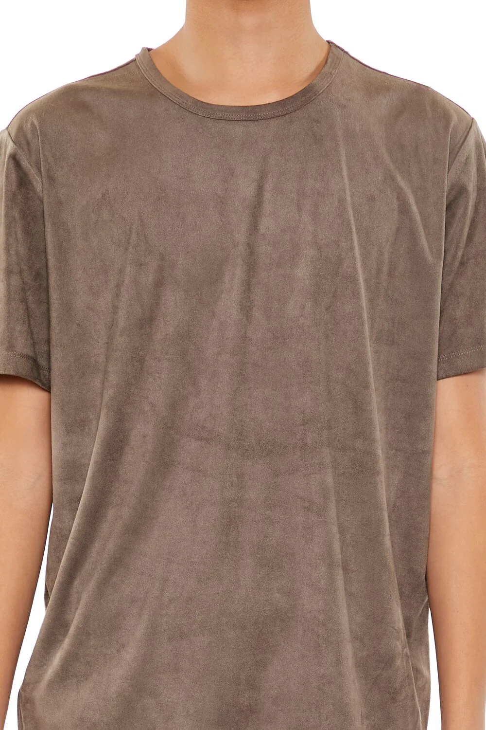 Velour Curved-Hem Tee - Image 40