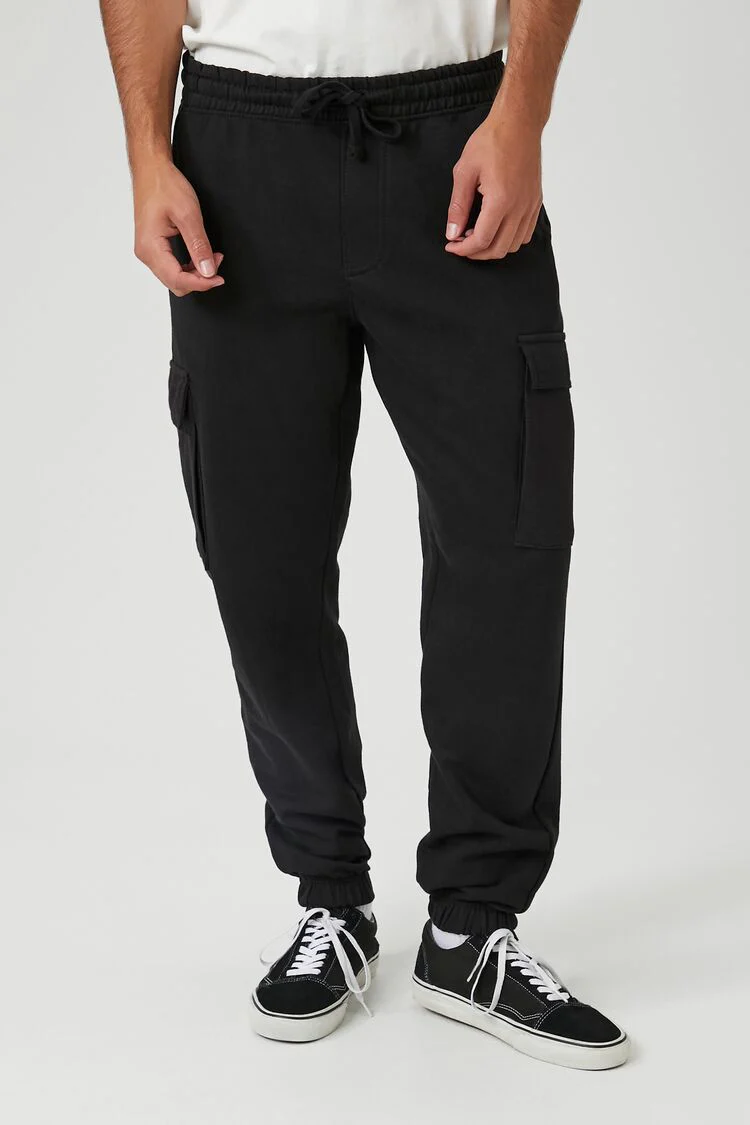 Drawstring Cargo Joggers - Image 2