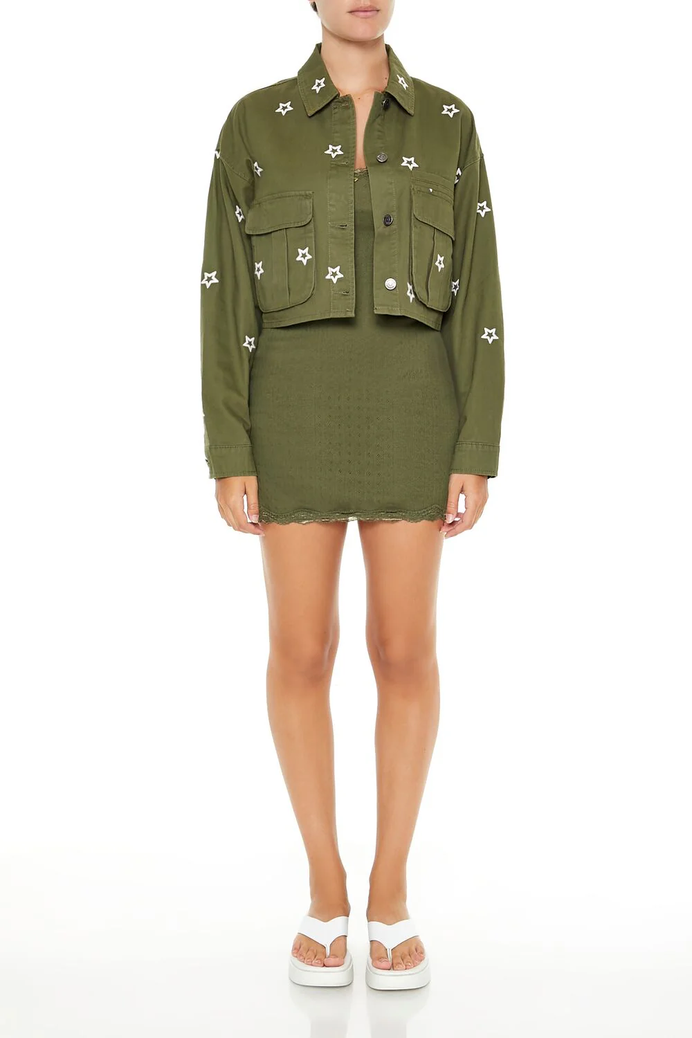 Star Cropped Shacket - Image 2