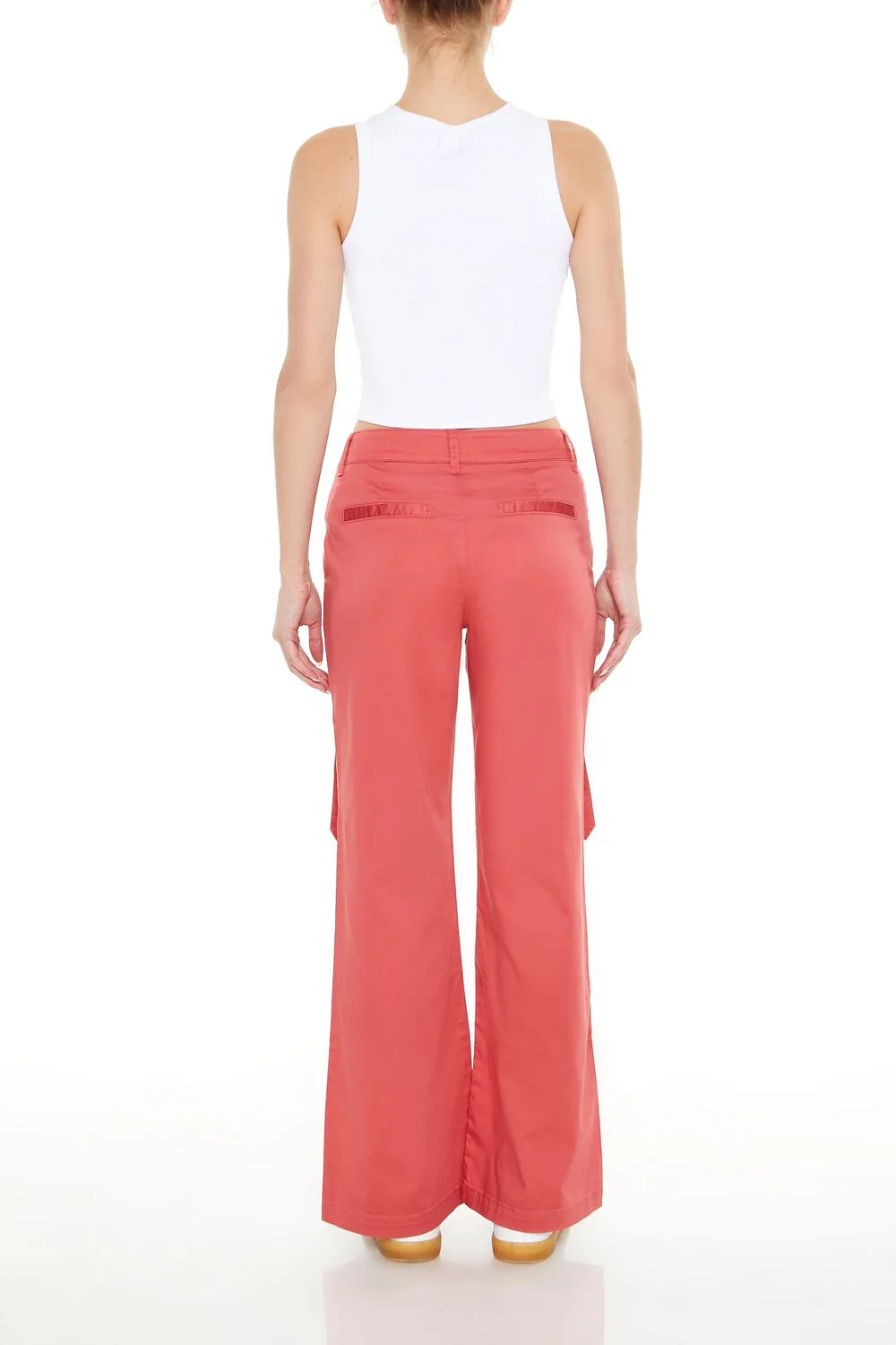 Buckled Twill Wide-Leg Pants - Image 9