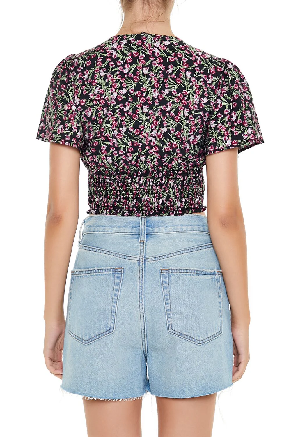 Floral Print Crop Top - Image 5