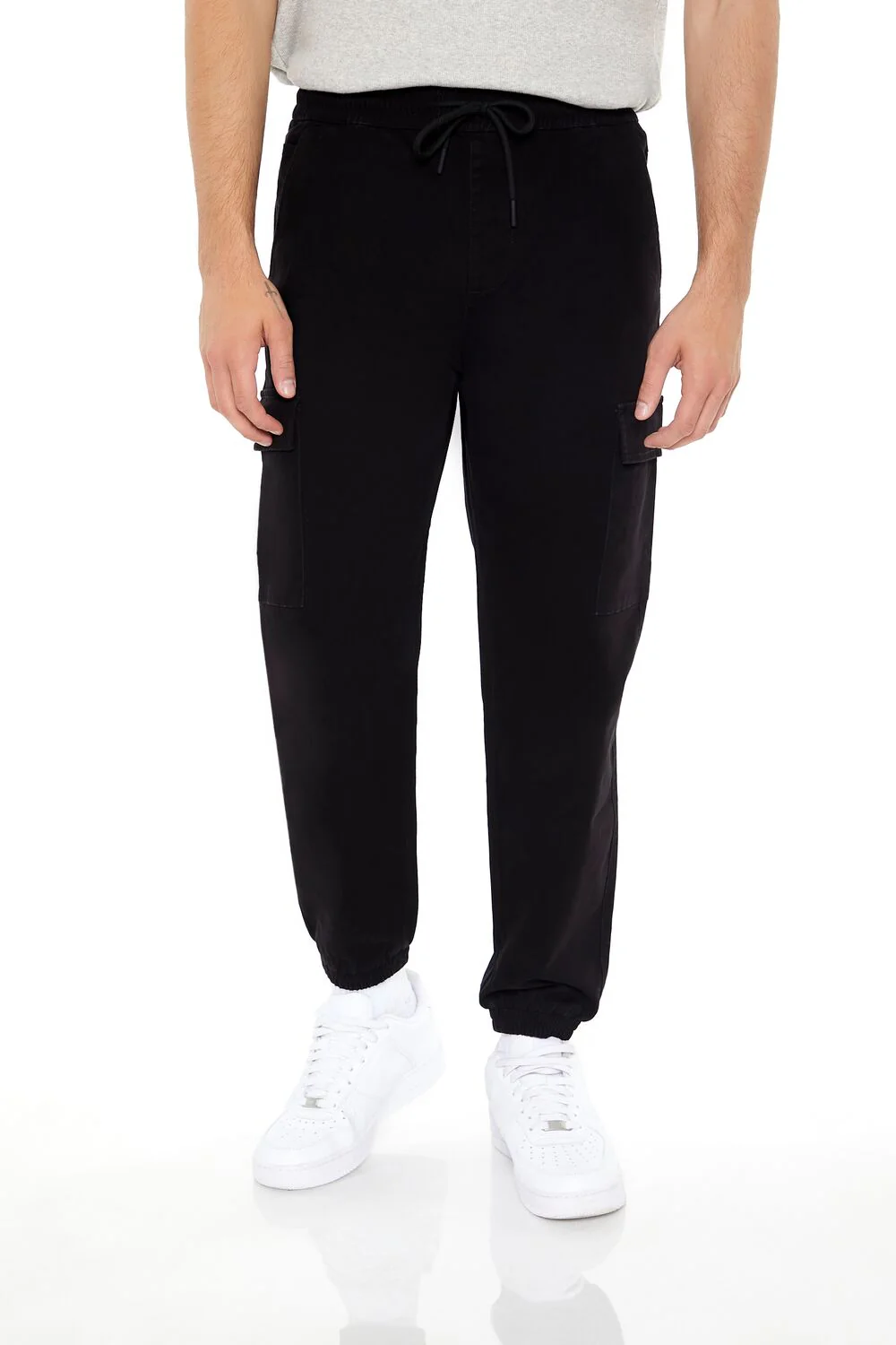 Drawstring Cargo Joggers - Image 4