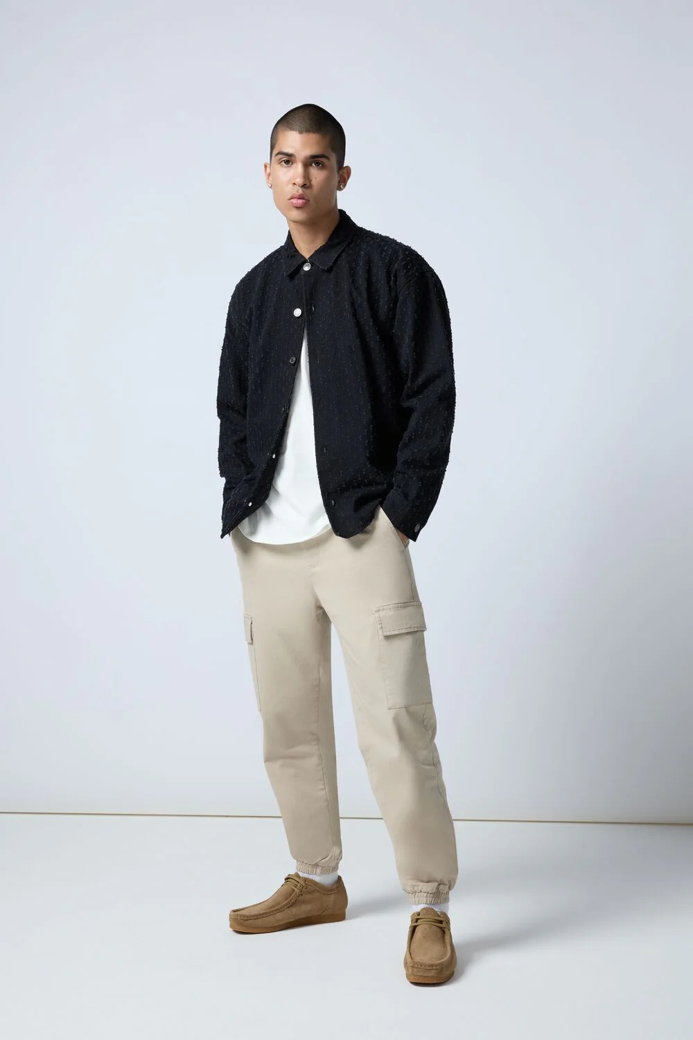 Drawstring Cargo Joggers - Image 9