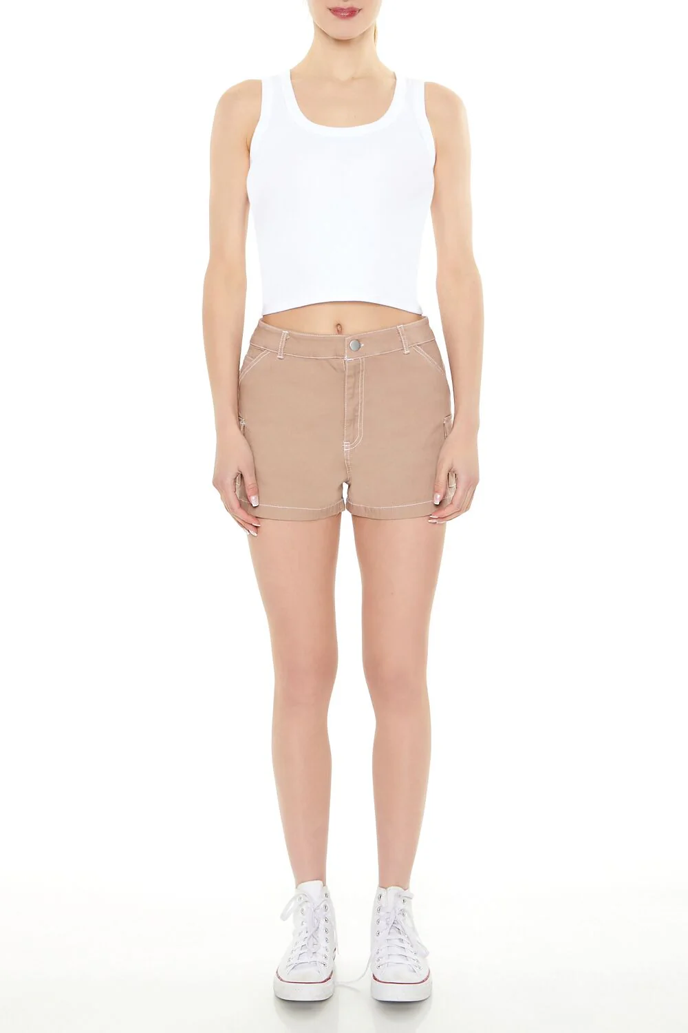 Twill Cargo Shorts - Image 6