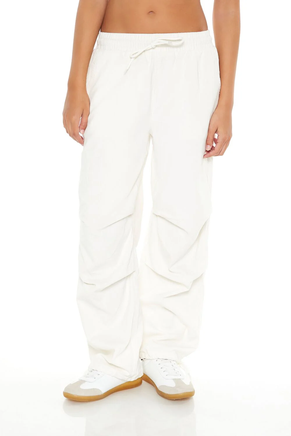 Corduroy Drawstring Joggers - Image 2