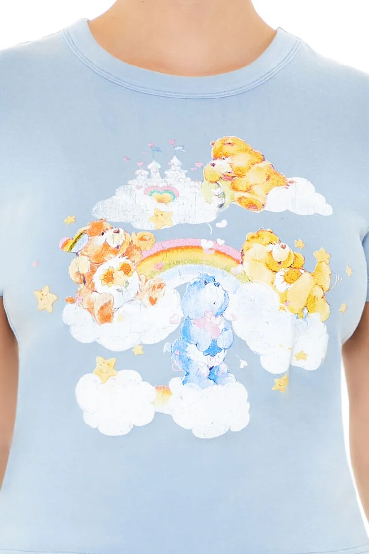 Ribbed Knit Care Bears Baby Tee - Image 3