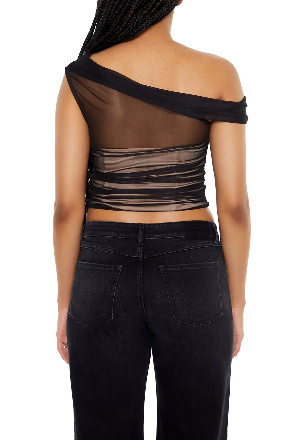 Mesh Combo Crop Top - Image 3