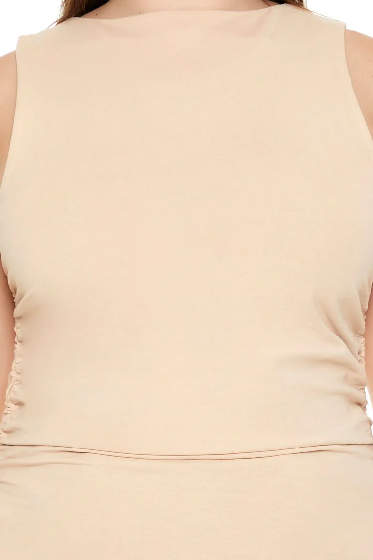 Plus Size Ruched Tank Top - Image 3