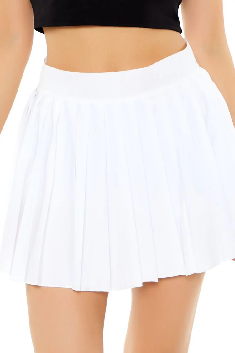Pleated Mini Tennis Skort - Image 27