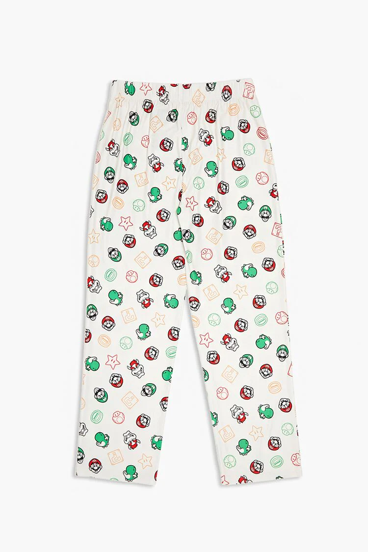 Kids Super Mario Pajama Pants (Girls + Boys) - Image 2