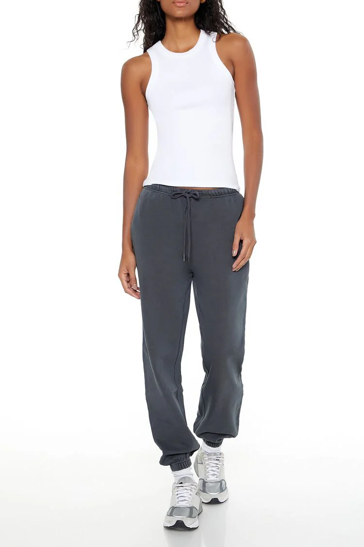 French Terry Drawstring Joggers - Image 9