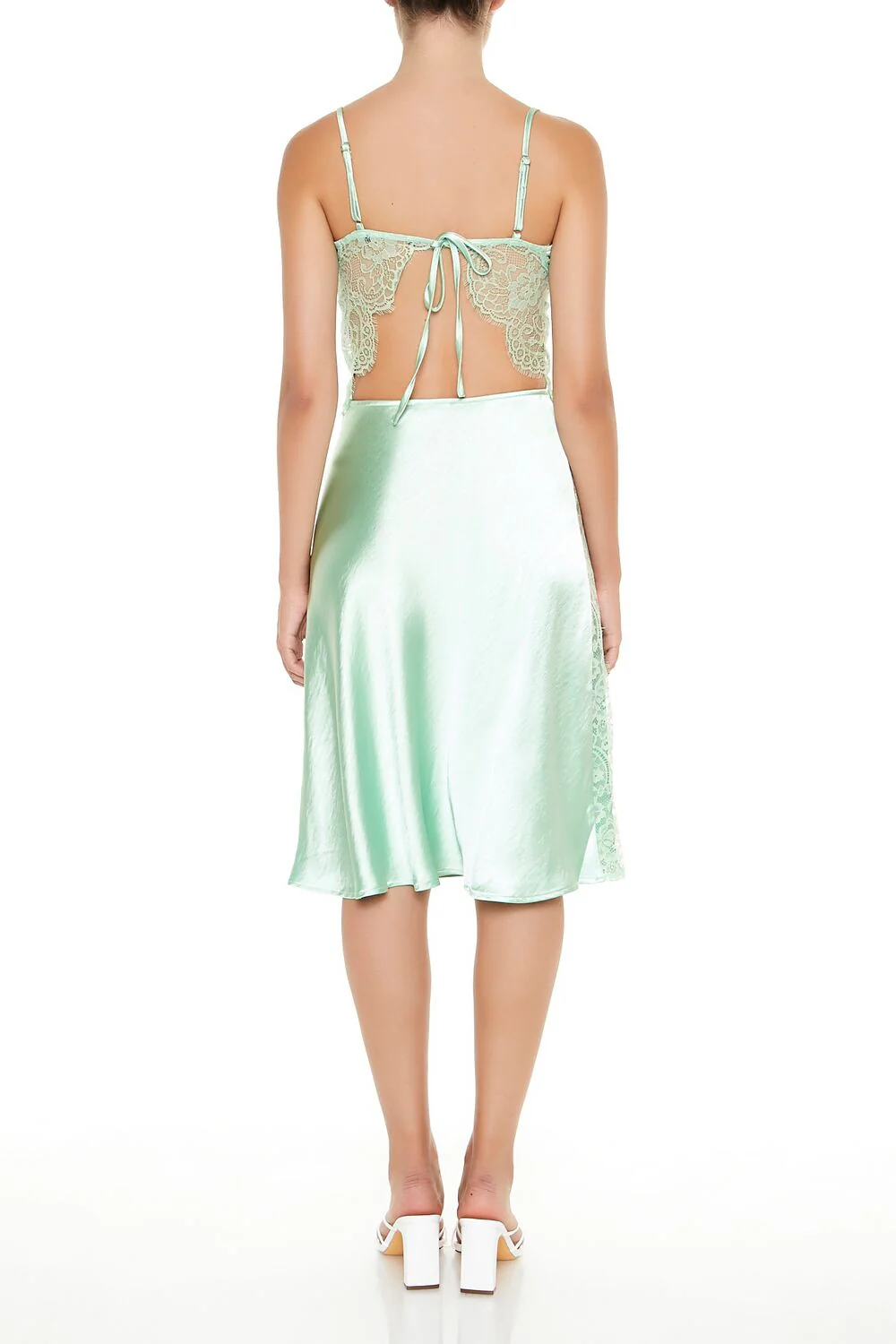 Satin Midi Skirt - Image 4