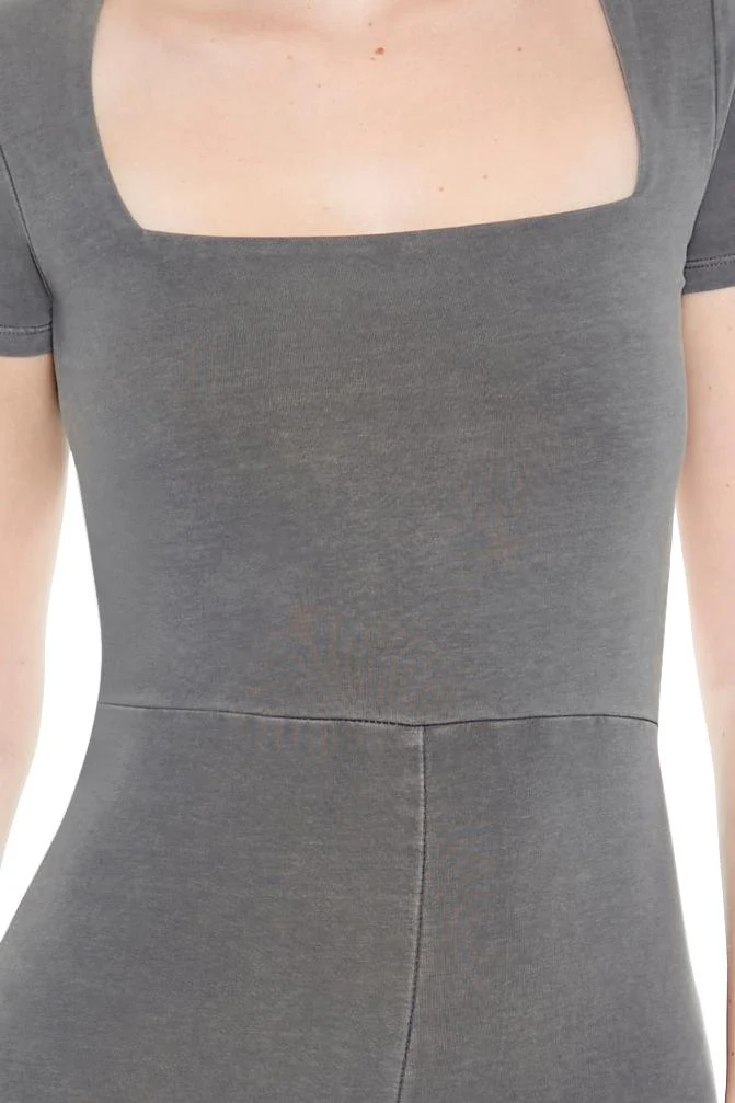 Mineral Wash Cutout Romper - Image 12
