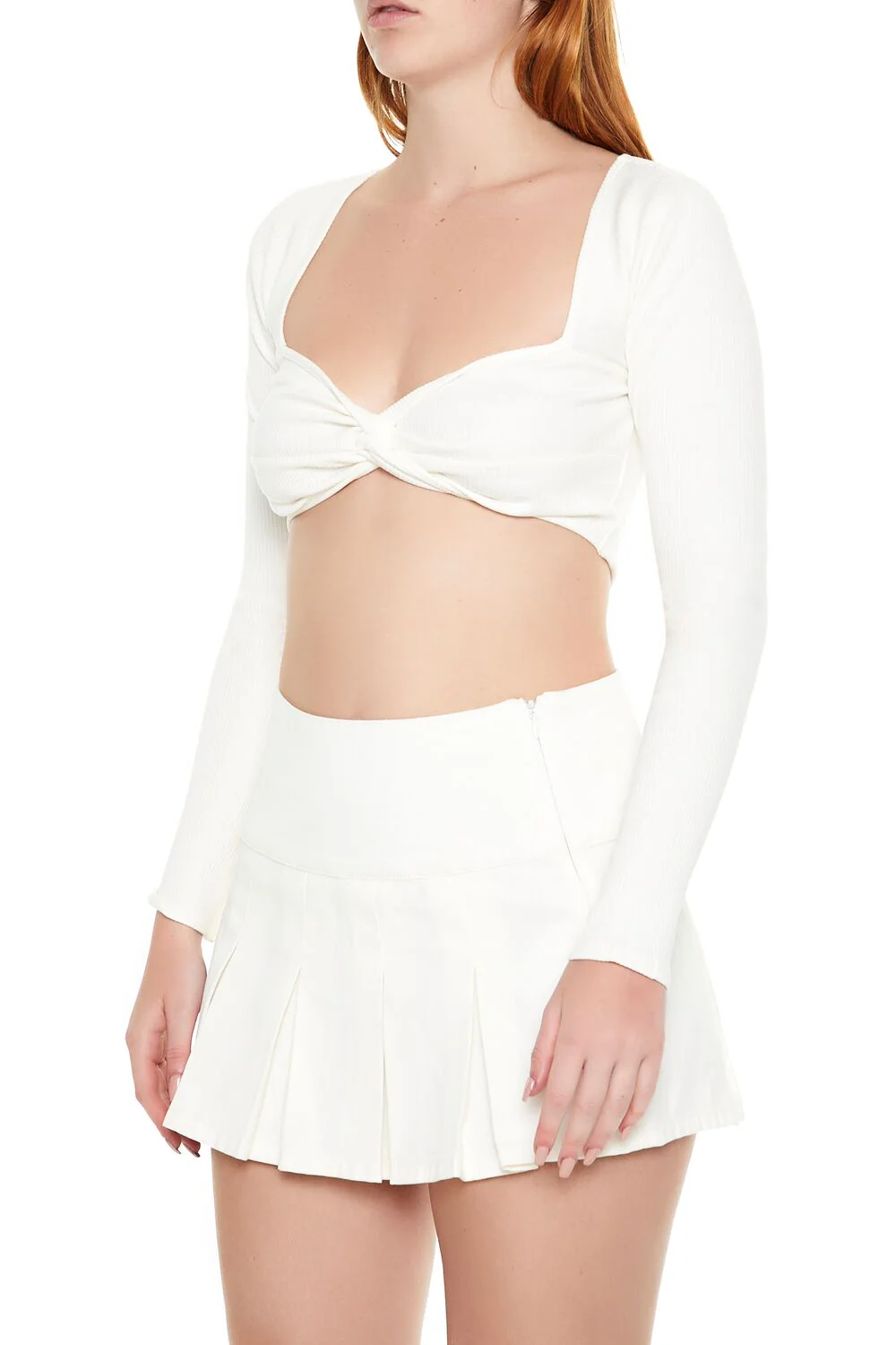 Cutout Sweetheart Crop Top - Image 4