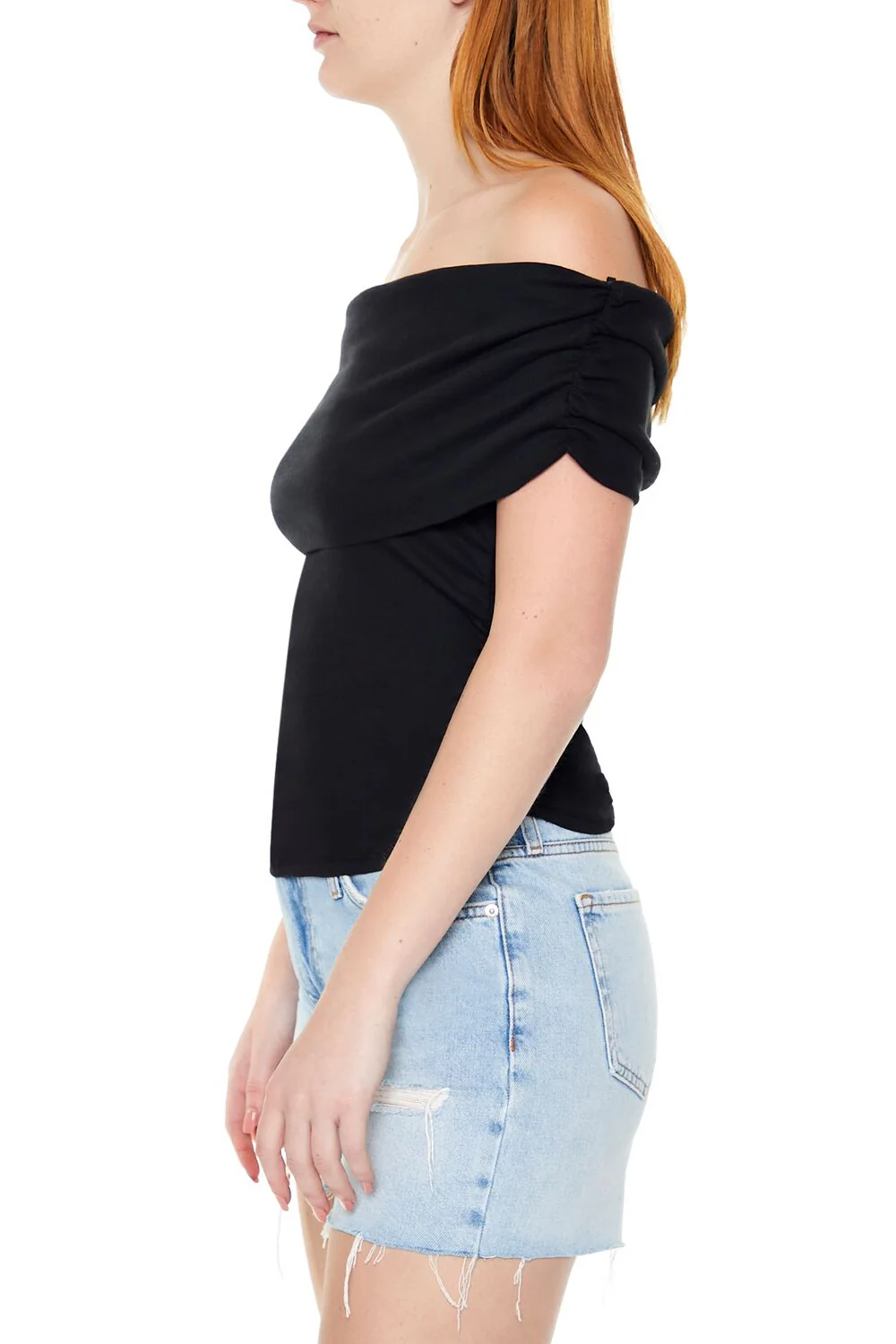Ruched Off-the-Shoulder Top - Image 5