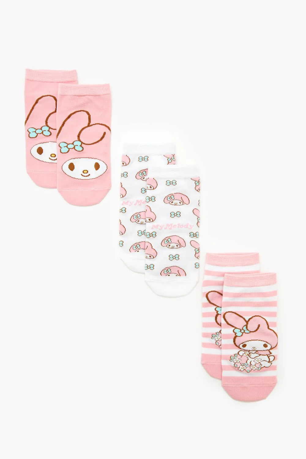 My Melody Ankle Socks Set - 3 pack - Image 2